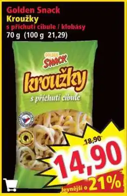 Norma GOLDEN SNACK Kroužky nabídka