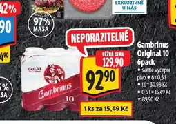 Albert Pivo gambrinus nabídka