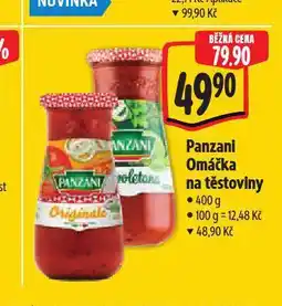Albert Panzani omáčka na těstoviny nabídka