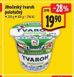 Albert Jihočecký tvaroh polotučný nabídka