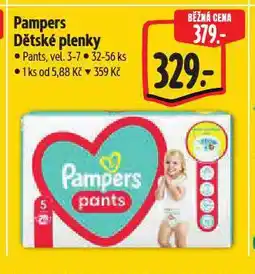 Albert Pampers dětské plenky nabídka