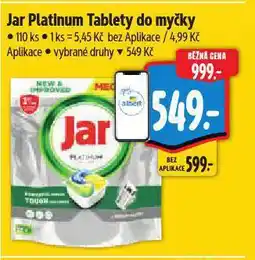 Albert Jar tablety do myčky nabídka