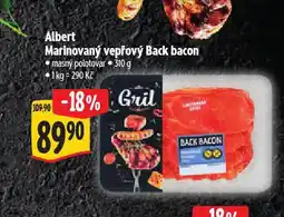 Albert Marinovaný vepřový back bacon nabídka