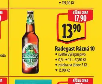 Albert Pivo radegast nabídka