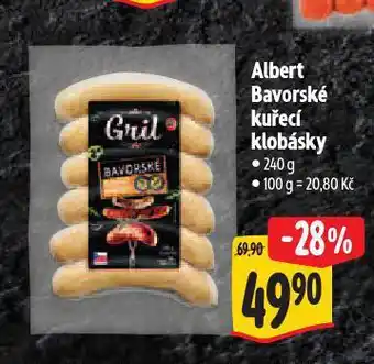 Albert Bavorské kuřecí klobásky nabídka