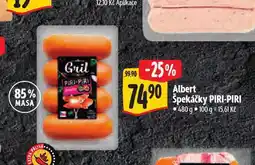 Albert Špekáčky piri-piri nabídka
