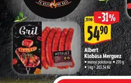 Albert Klobása merguez nabídka