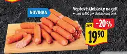 Albert Vepřové klobásky na gril nabídka