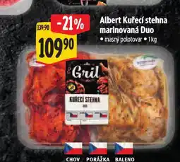 Albert Kuřecí stehna marinovaná duo nabídka