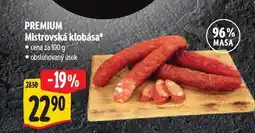 Albert Mistrovská klobása nabídka