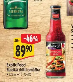 Albert Exotic food sladká chilli omáčka nabídka