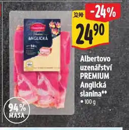 Albert Anglická slanina nabídka