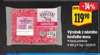 Albert Výrobek z mletého hovězího masa nabídka