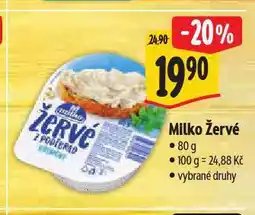 Albert Milko žervé nabídka