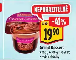 Albert Ehrmann grand dessert nabídka