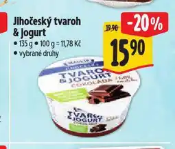 Albert Jihočeský jogurt & tvaroh nabídka