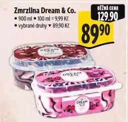 Albert Dream & co zmrzlina nabídka