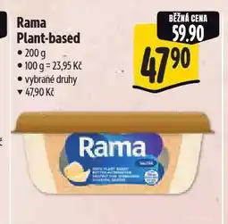 Albert Rama plant-based nabídka