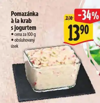 Albert Pomazánka á la krab s jogurtem nabídka