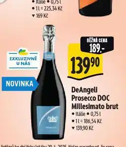 Albert Deangeli prosecco doc millesimato brut nabídka