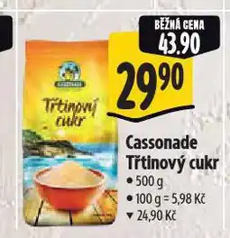Albert Cassonade třtinový cukr nabídka