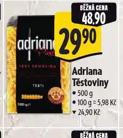Albert Adriana těstoviny nabídka