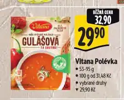 Albert Vitana polévka nabídka