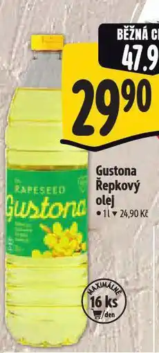 Albert Gustona řepkový olej nabídka