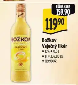 Albert Božkov vaječný likér nabídka