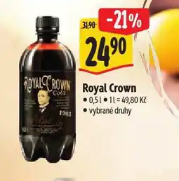 Albert Royal crown cola nabídka