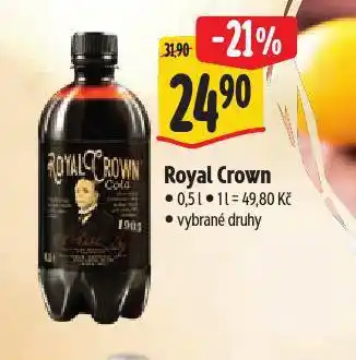 Albert Royal crown cola nabídka