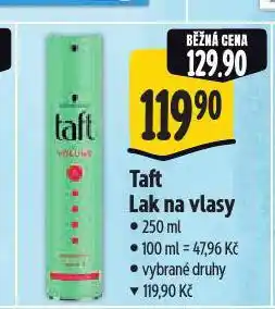 Albert Taft lak na vlasy nabídka