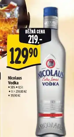Albert Nicolaus vodka nabídka