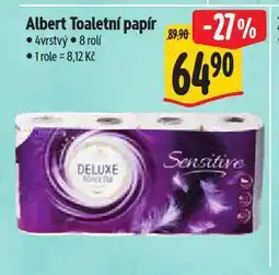 Albert Toaletní papír nabídka