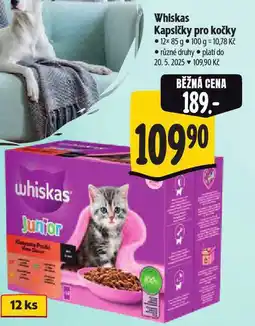 Albert Whiskas kapsičky pro kočky nabídka