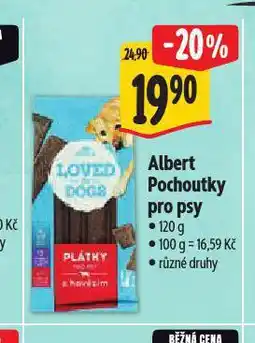 Albert Pochoutky pro psy nabídka