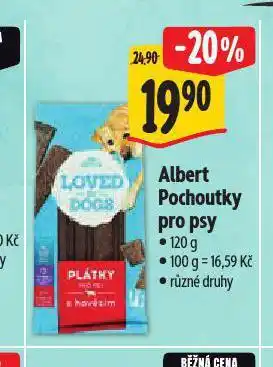 Albert Pochoutky pro psy nabídka