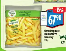 Albert Menu inspirace bramborové hranolky nabídka