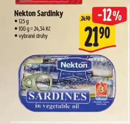 Albert Nekton sardinky nabídka