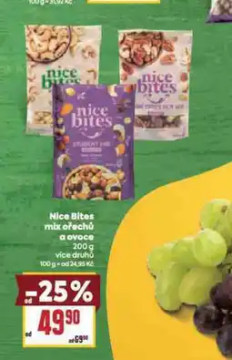 Billa Nice bites mix ořechů a ovoce nabídka