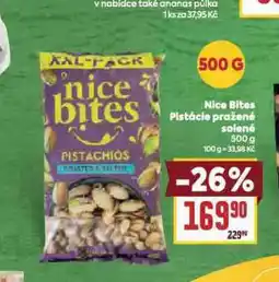 Billa Nice bites pistácie nabídka