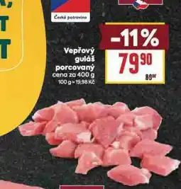 Billa Vepřový guláš nabídka