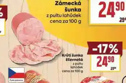 Billa Krůtí šunka nabídka