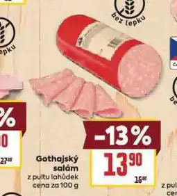 Billa Gothajský salám nabídka