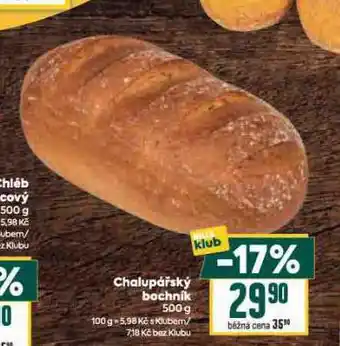 Billa Chalupářský bochník nabídka