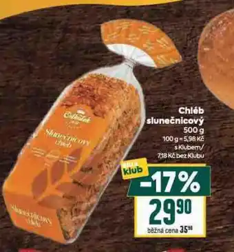 Billa Slunečnicový chléb nabídka