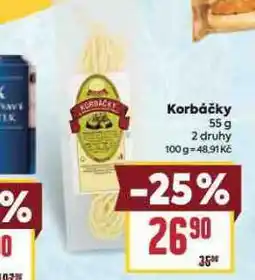 Billa Korbáčky nabídka