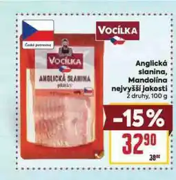 Billa Anglická slanina nabídka