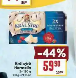 Billa Král sýrů hermelín nabídka