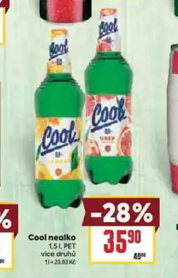 Billa Cool nealkoholické pivo nabídka